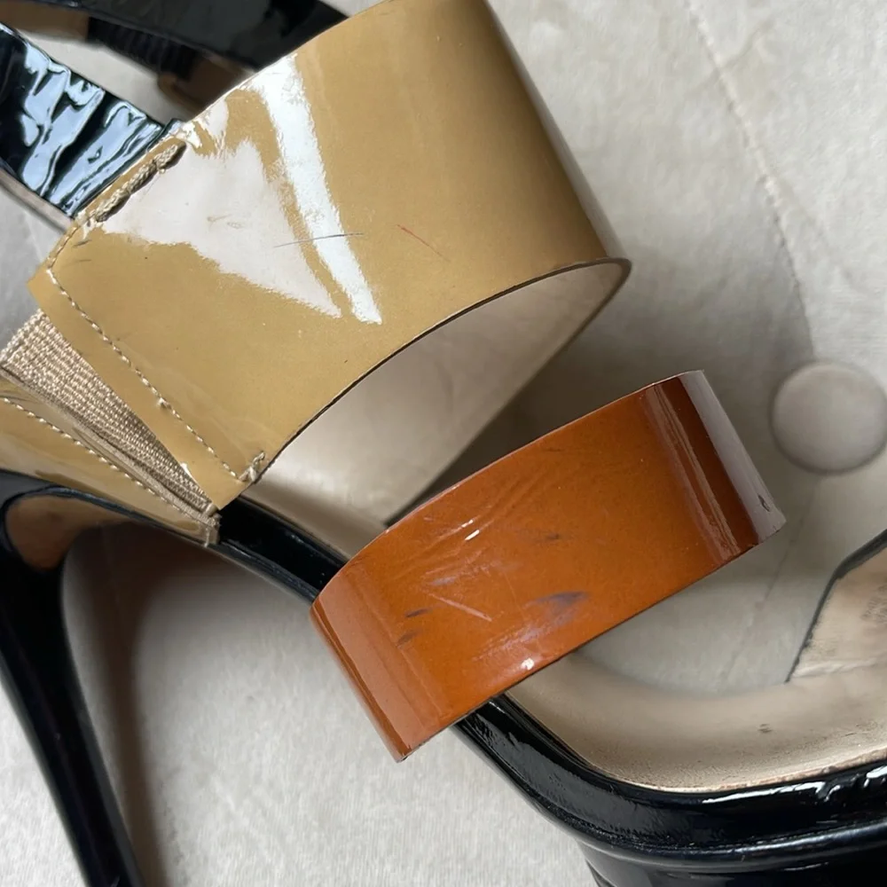 Michael Kors ankle-strap patent Sandals